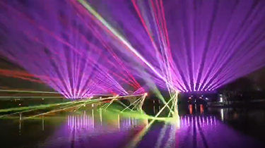 Waterproof beam light cultural tourism night scene effect